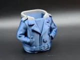 皮夹克形状的笔筒-2