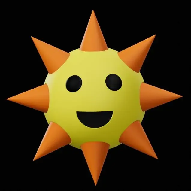 Mr. Sun – Sprunki Collection | 3D Printable Character