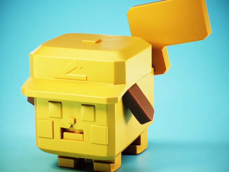 Pokémon Pikachu cubique de 20 cm