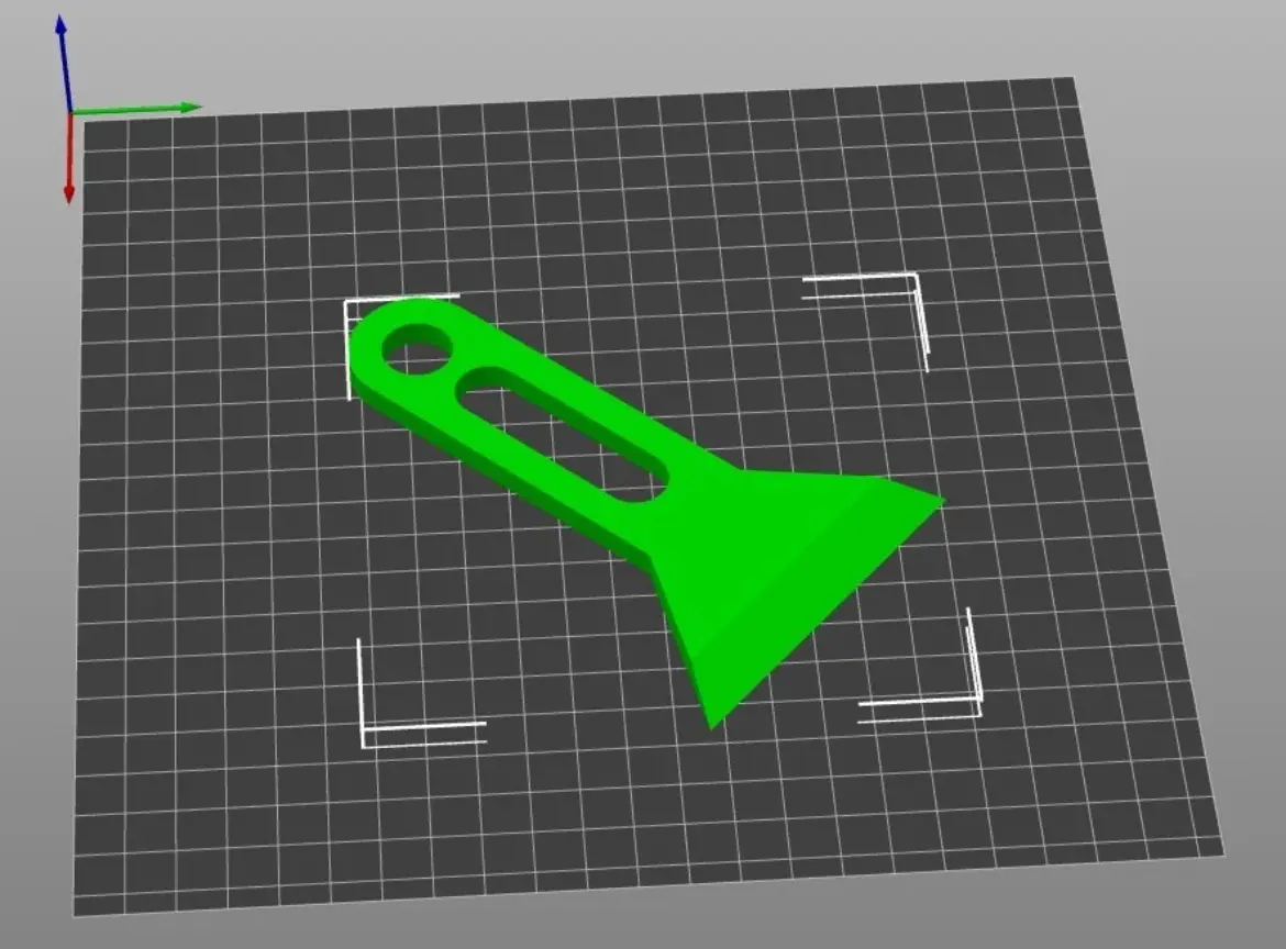 3D-Modell-Schaber