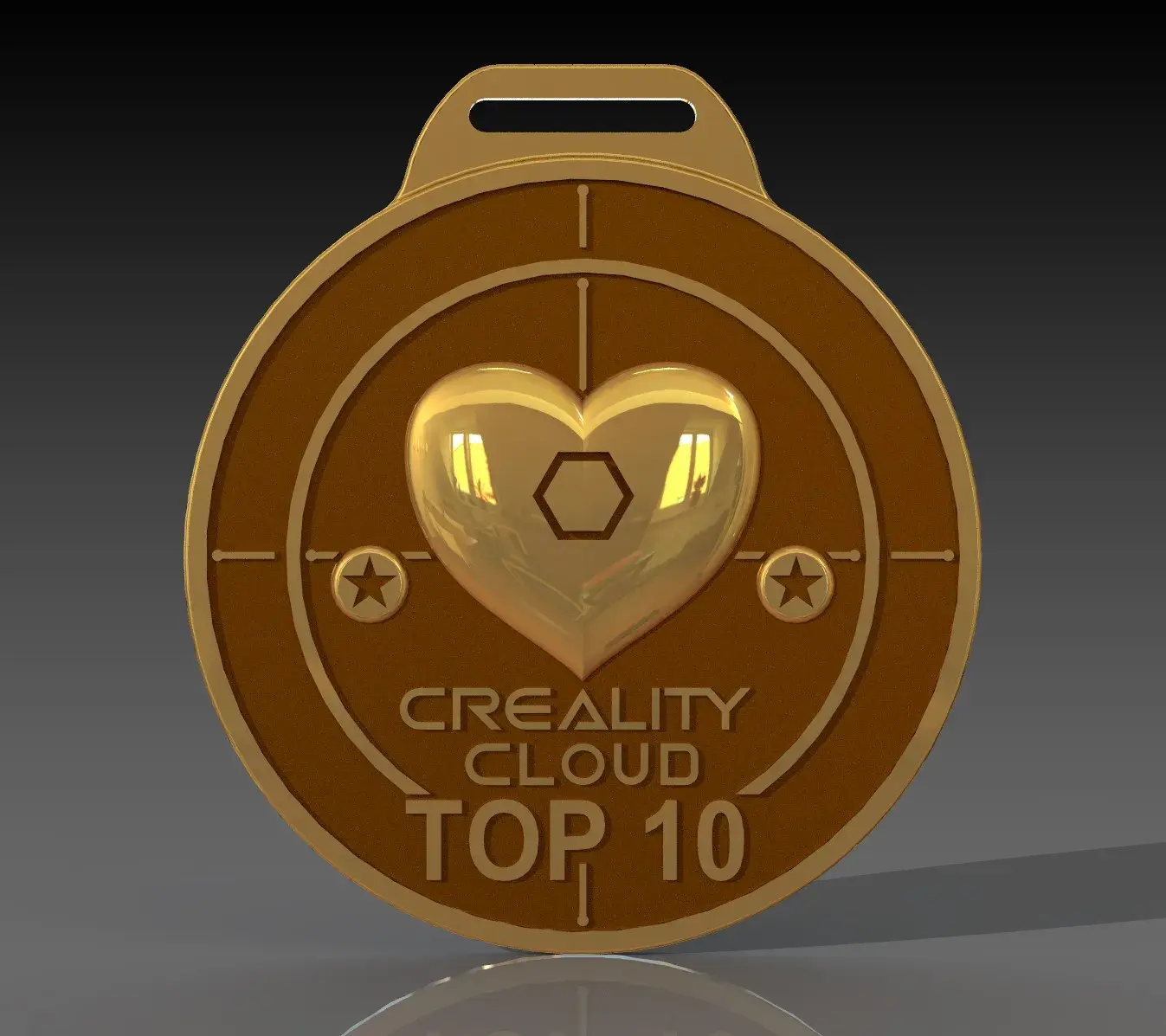 Creality Cloud Top 10 Medal