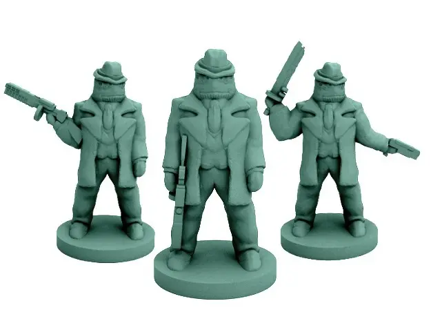 Yong Bu-Gong Racketeers (18mm ölçekli)