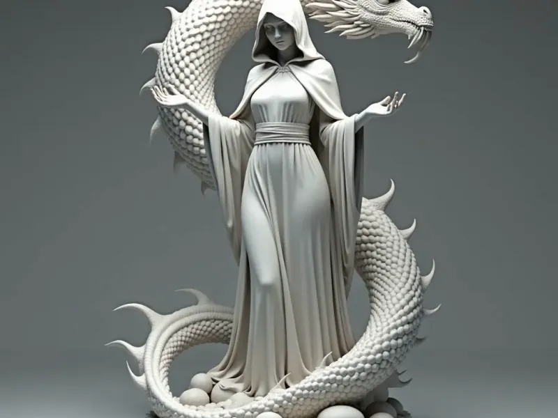 eldritch elegance - Velthara – The White Dragon Priestess