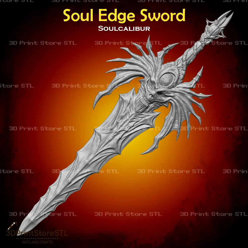 Soul Edge Sword Cosplay Soul Calibur - STL File