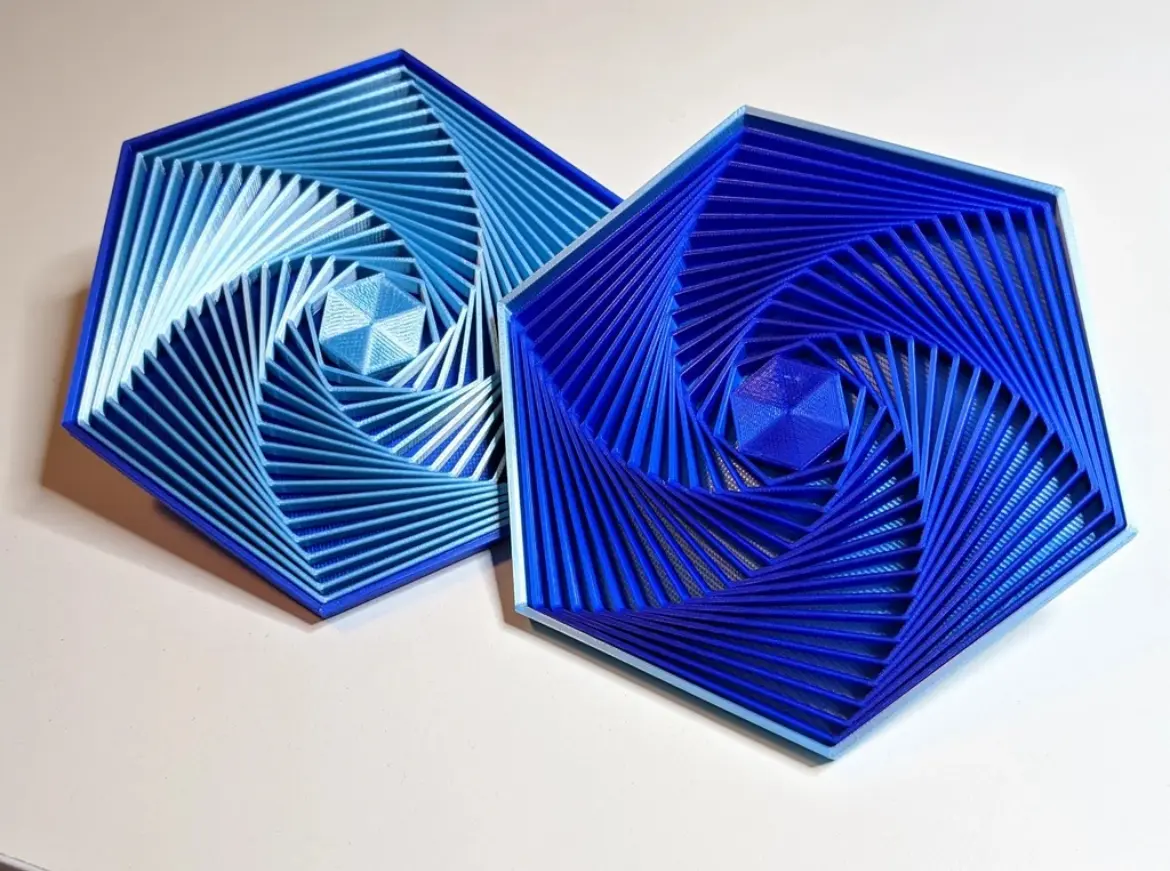 Fidget hexagons