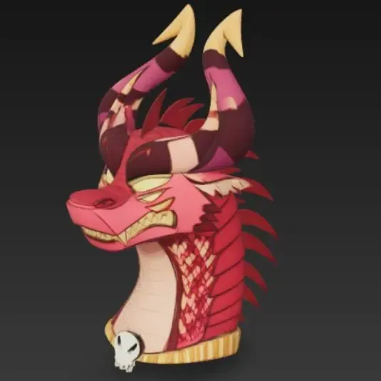 Hell boss. Satan in the form of a dragon.