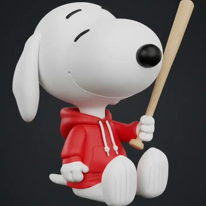 Snoopy baseball