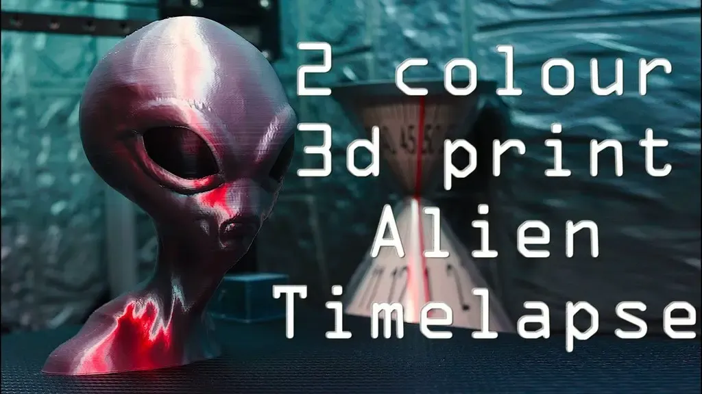 Alien Bust MultiMaterial Remix