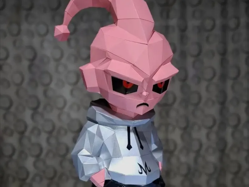 kid Majinbuu con doble cola 