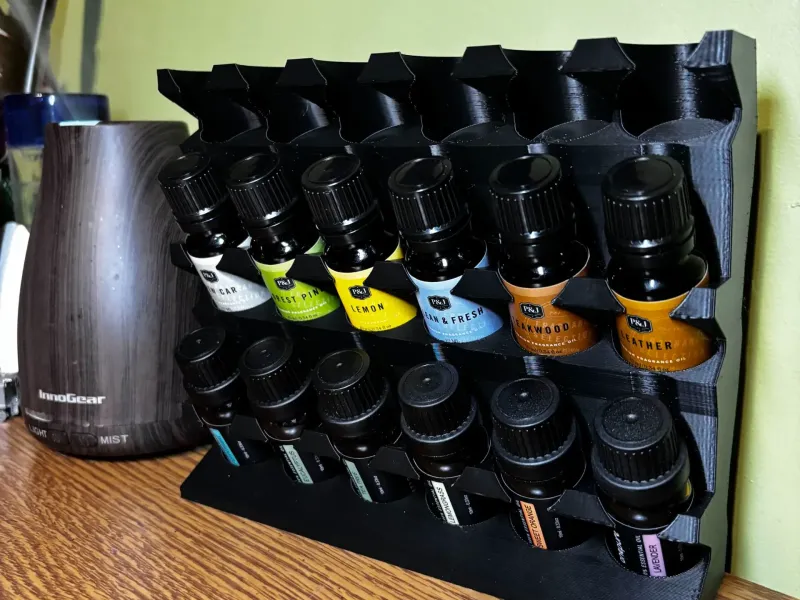Essential oil rack