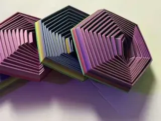 Fidget Sensory Fractal Hexagon Toy