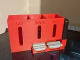Battery dispenser (AA/AAA) with empty bin and tester storage-1