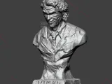 Heath Ledger Joker Sculpture Miniature Bust-3