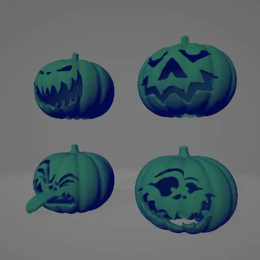 Crazy Realistic Halloween Pumpkins Decorations Led Lamp