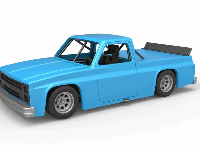 Diecast vintage NASCAR race truck Maßstab 1:25