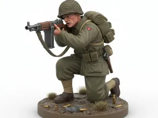 World War miniature figures