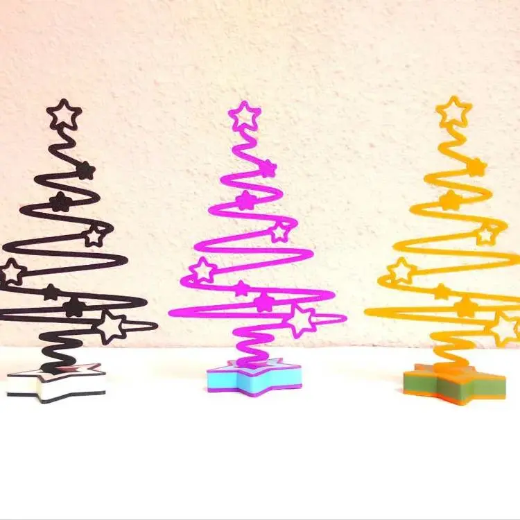 Christmas decor – Spiral Star Trees