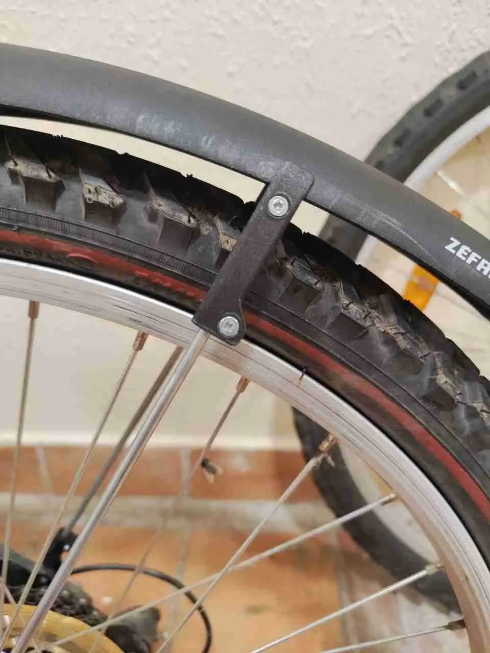Bike mudguard holder parts