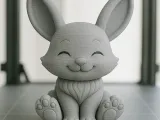 Puffu – Rabbit | Cute Chibi 3D Printable Figure-1