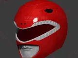 Mighty Morphin Power Ranger Cosplay Helmet - Red Ranger-4