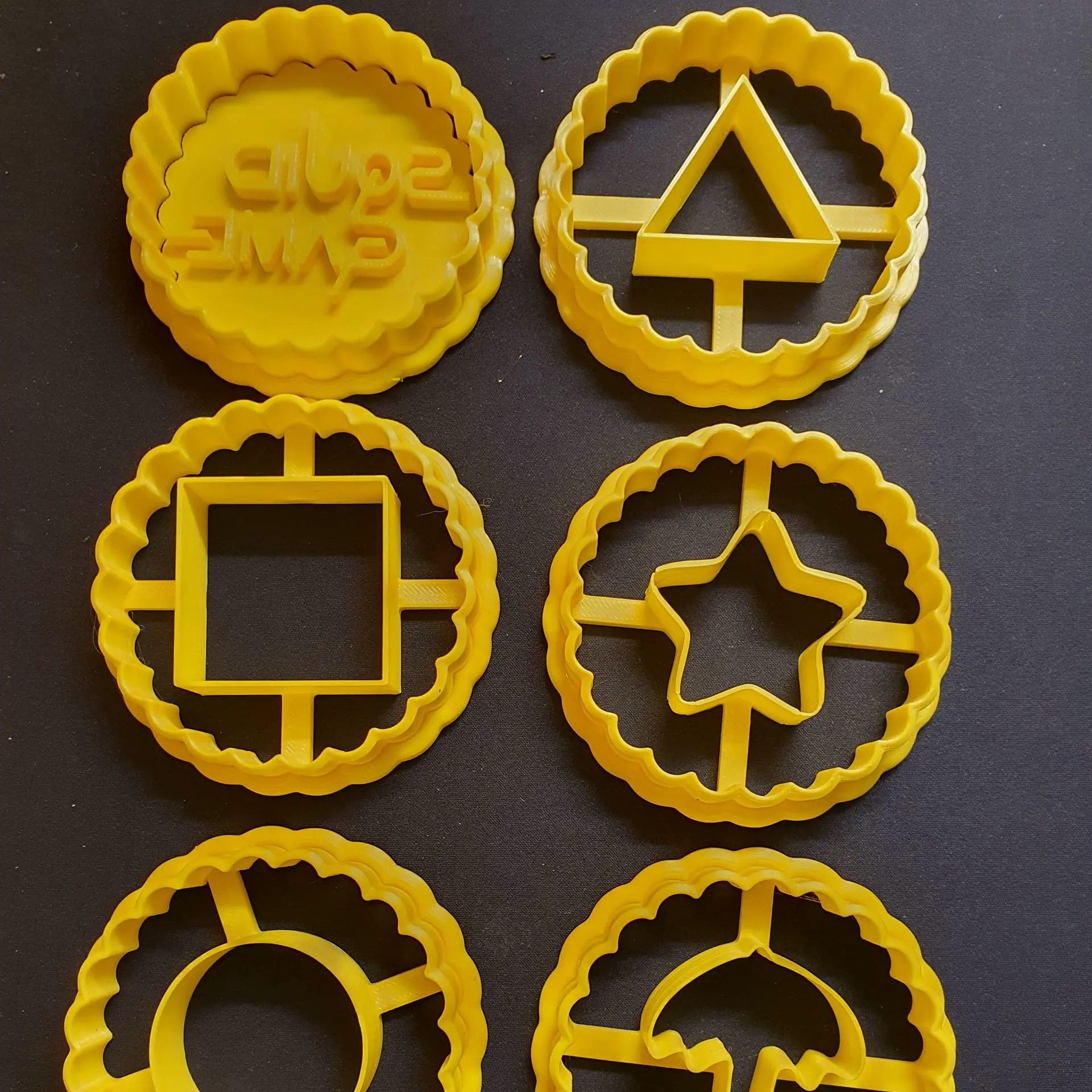 Linzer_V3 Cookie Cutters (Squid Theme)