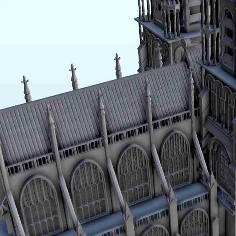 Gothic cathedrale 11 - scenery medieval miniatures warhammer