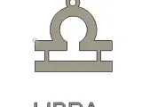 Zodiac Libra Keychain-1