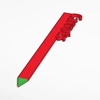 Carrots Garden Marker