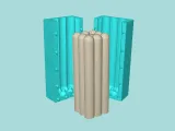 Candle Mold A01 - Molding Maker Wick Template-0