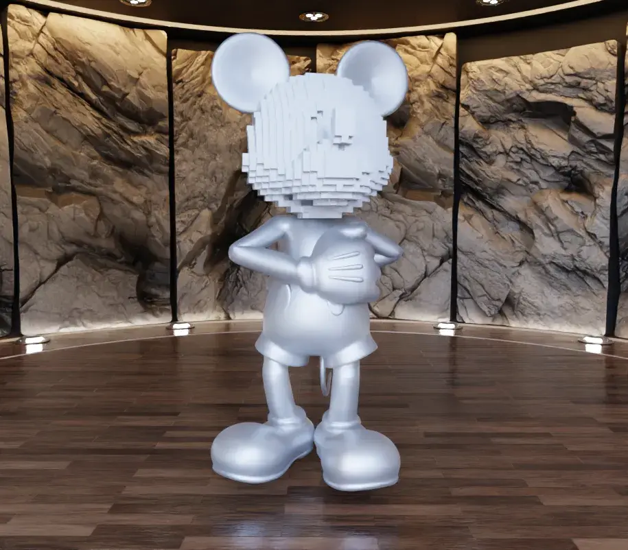 Mickey Mouse Mosaic Fan Art Toy
