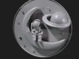 Astronaut Bas Relief-0