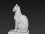 Cat statue-4