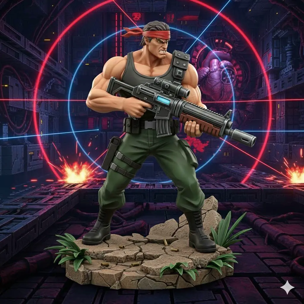 Lance Bean from Contra Videogame