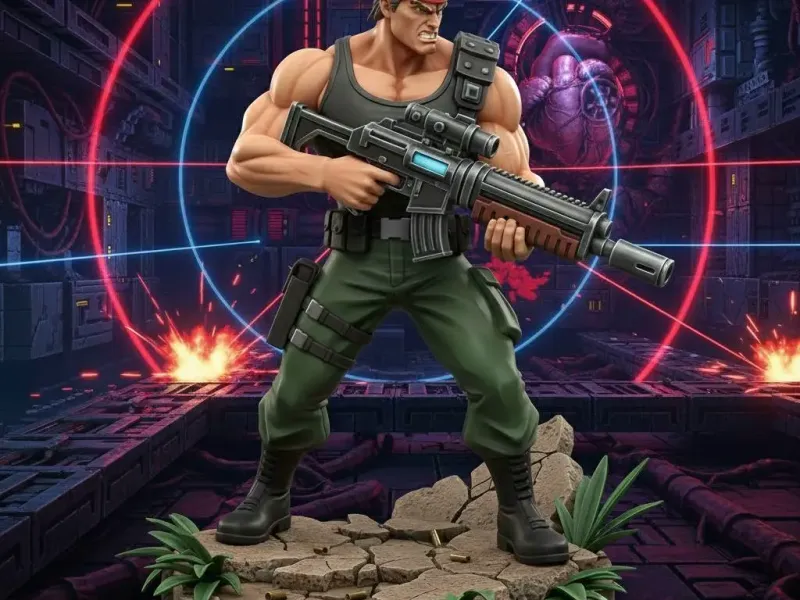 Lance Bean from Contra Videogame