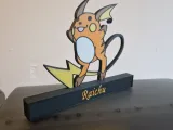 台座付きライチュウ-1