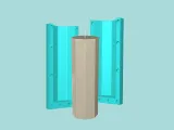 Candle Mold A14 - Molding Maker Wick Template-0