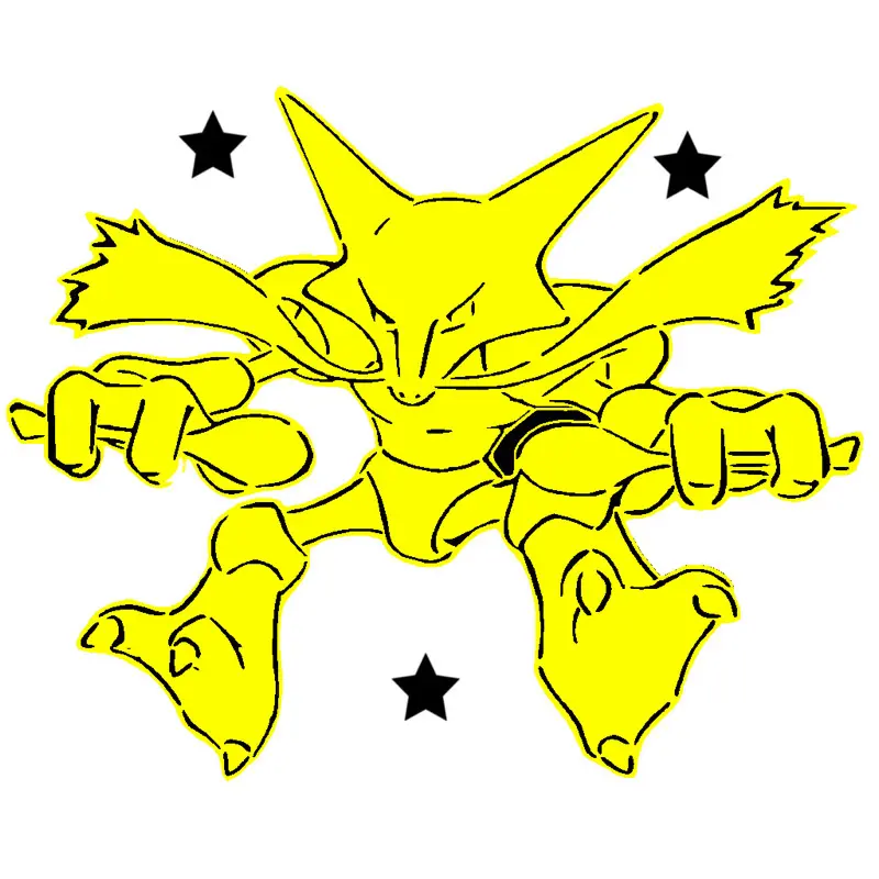 065 Plantilla Alakazam + 2D