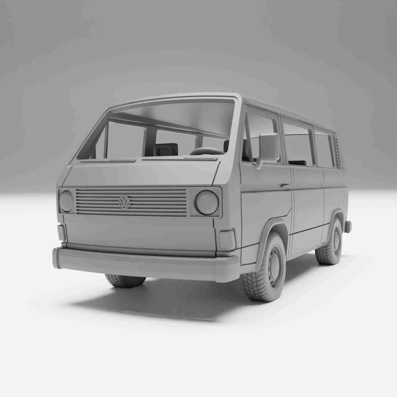 VW T3 - H0 scale van model kit