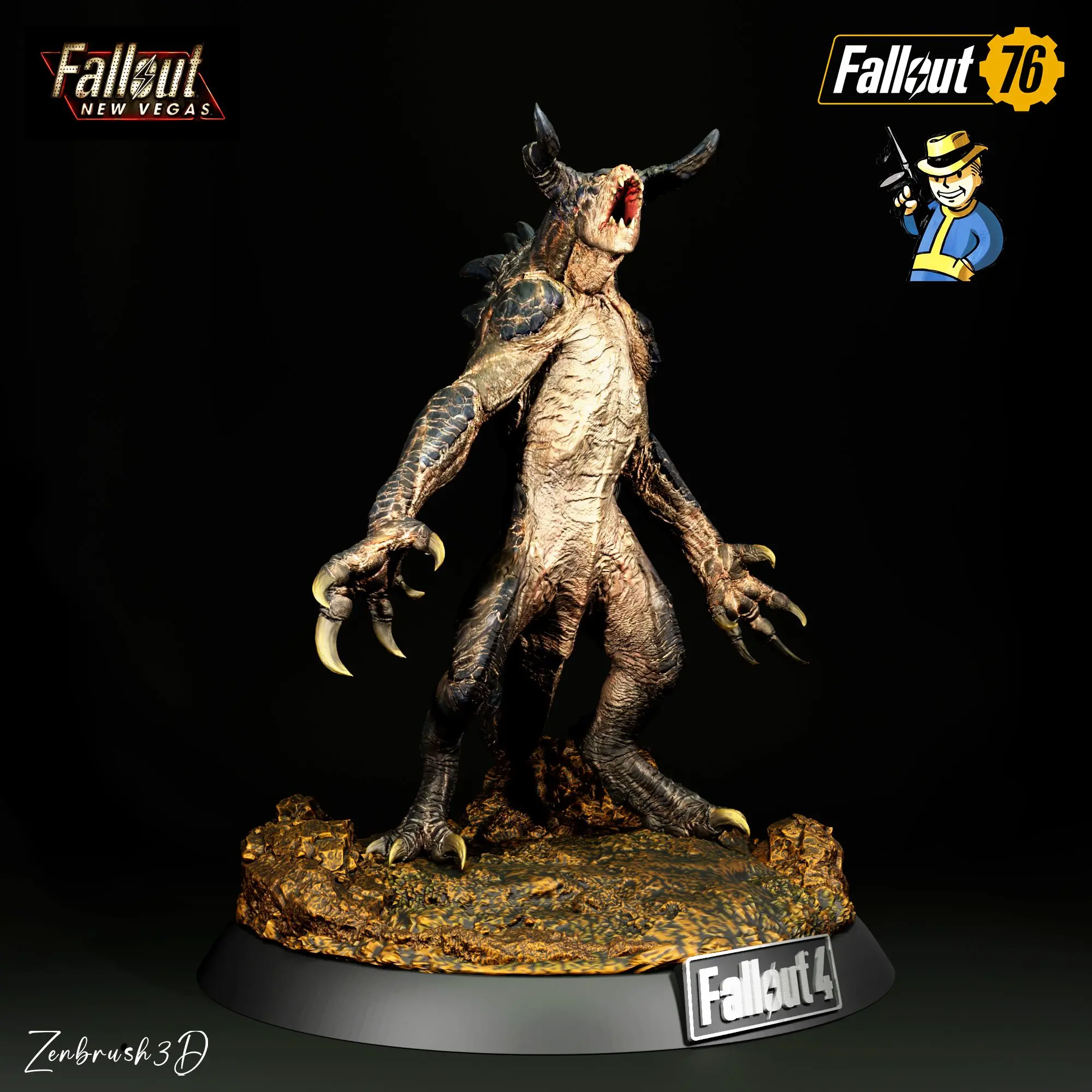 DEATHCLAW - THE FALLOUT - 3D PRINTING | 3D models download | Creality Cloud