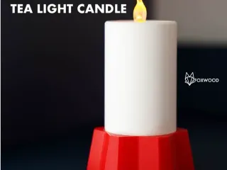 Geometric Tea Light Candle