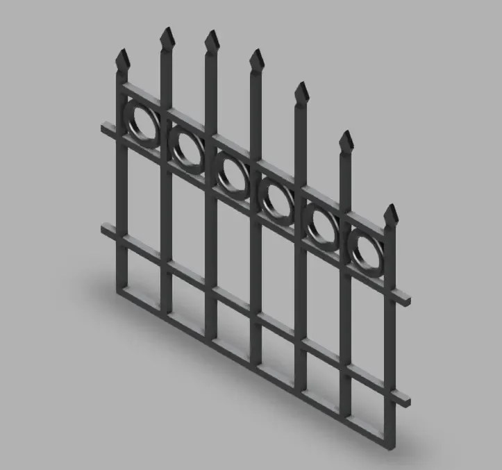 Fence 1:35 two designes
