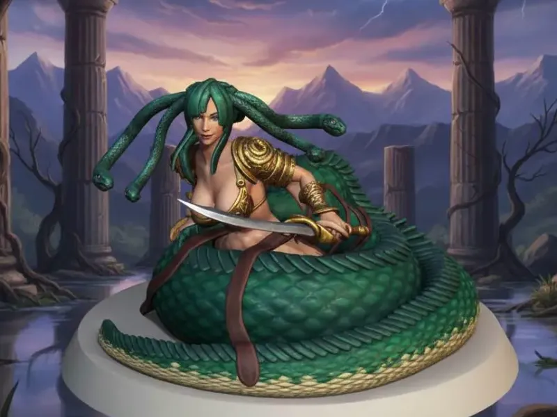 Medusa figure