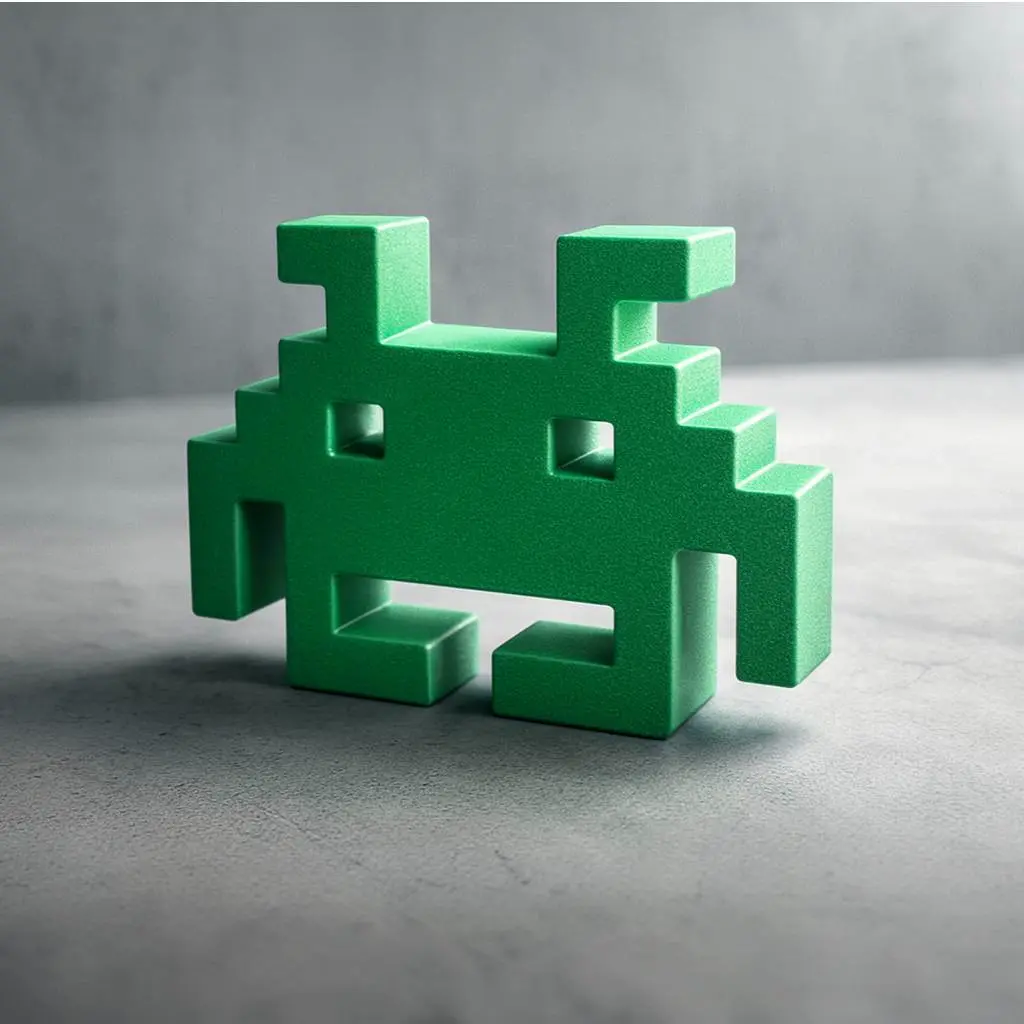 Space Invaders decoration