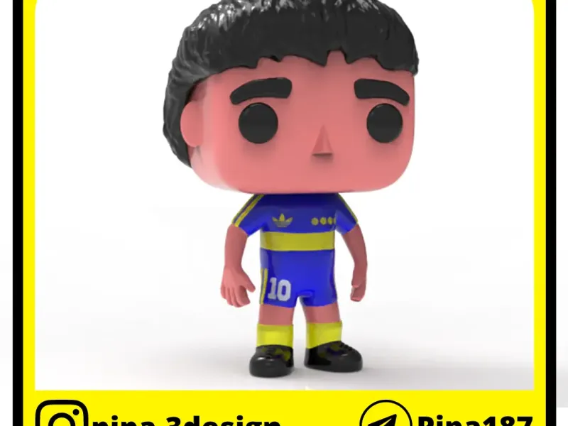 Funko de Maradona en el 82