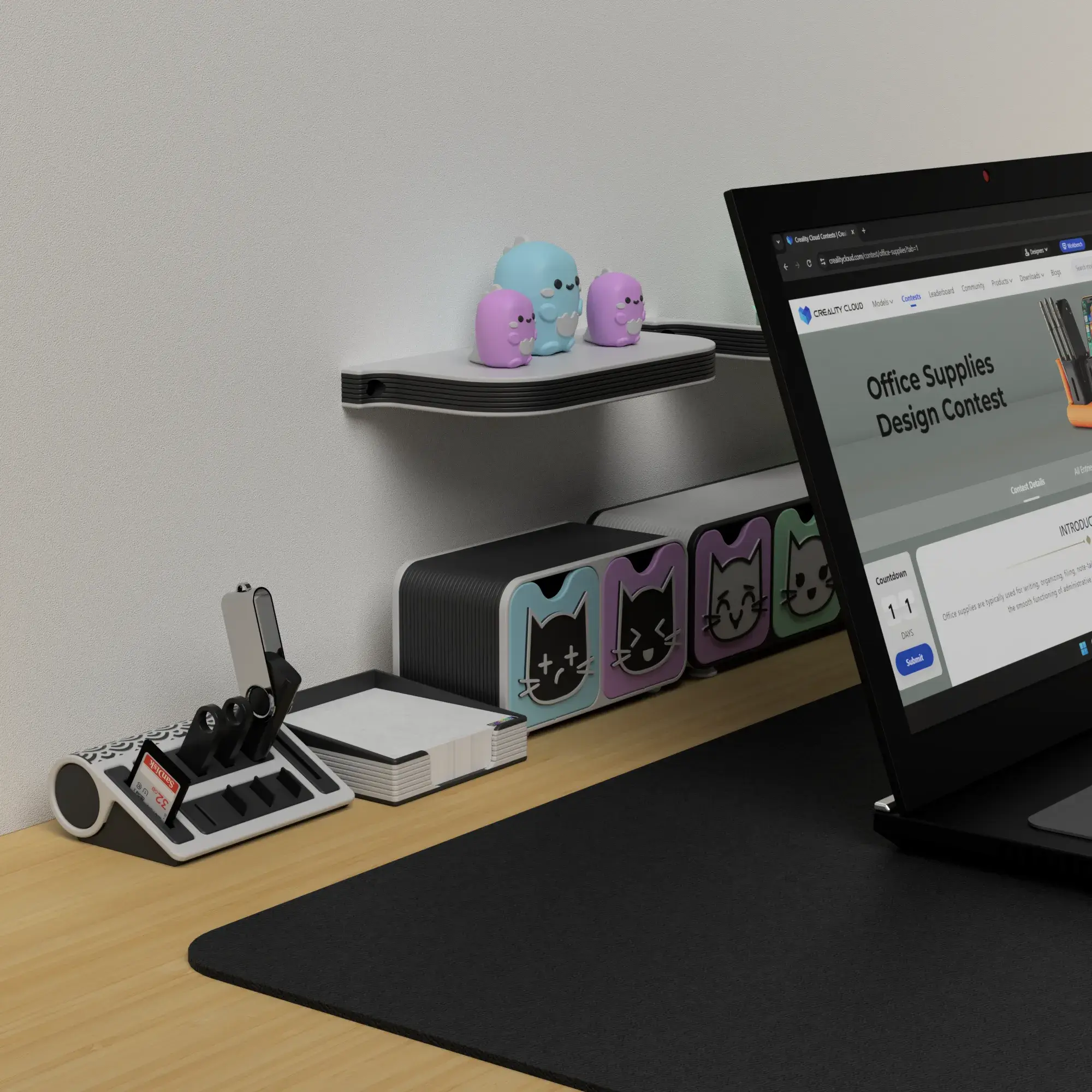 Elegante set di forniture per ufficio