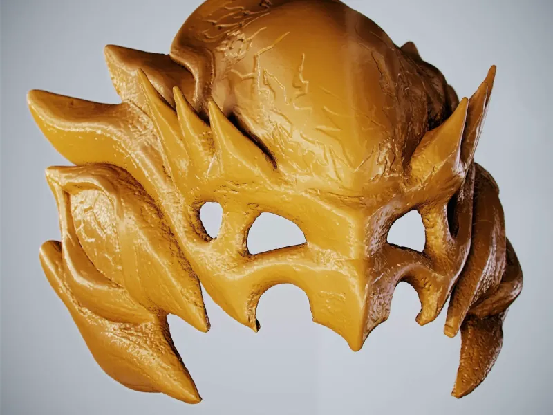Ryu Hayubusa Mask from Ninja Gaiden Fan Art