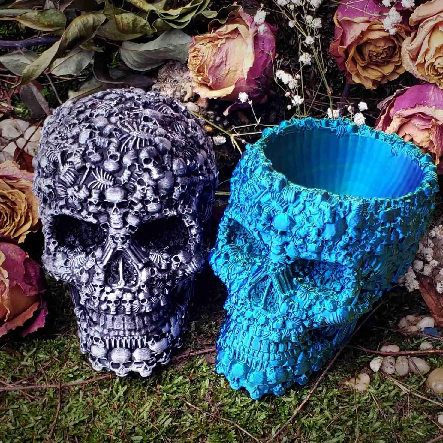 Catacombs Skull Bowl by Pretzel Prints