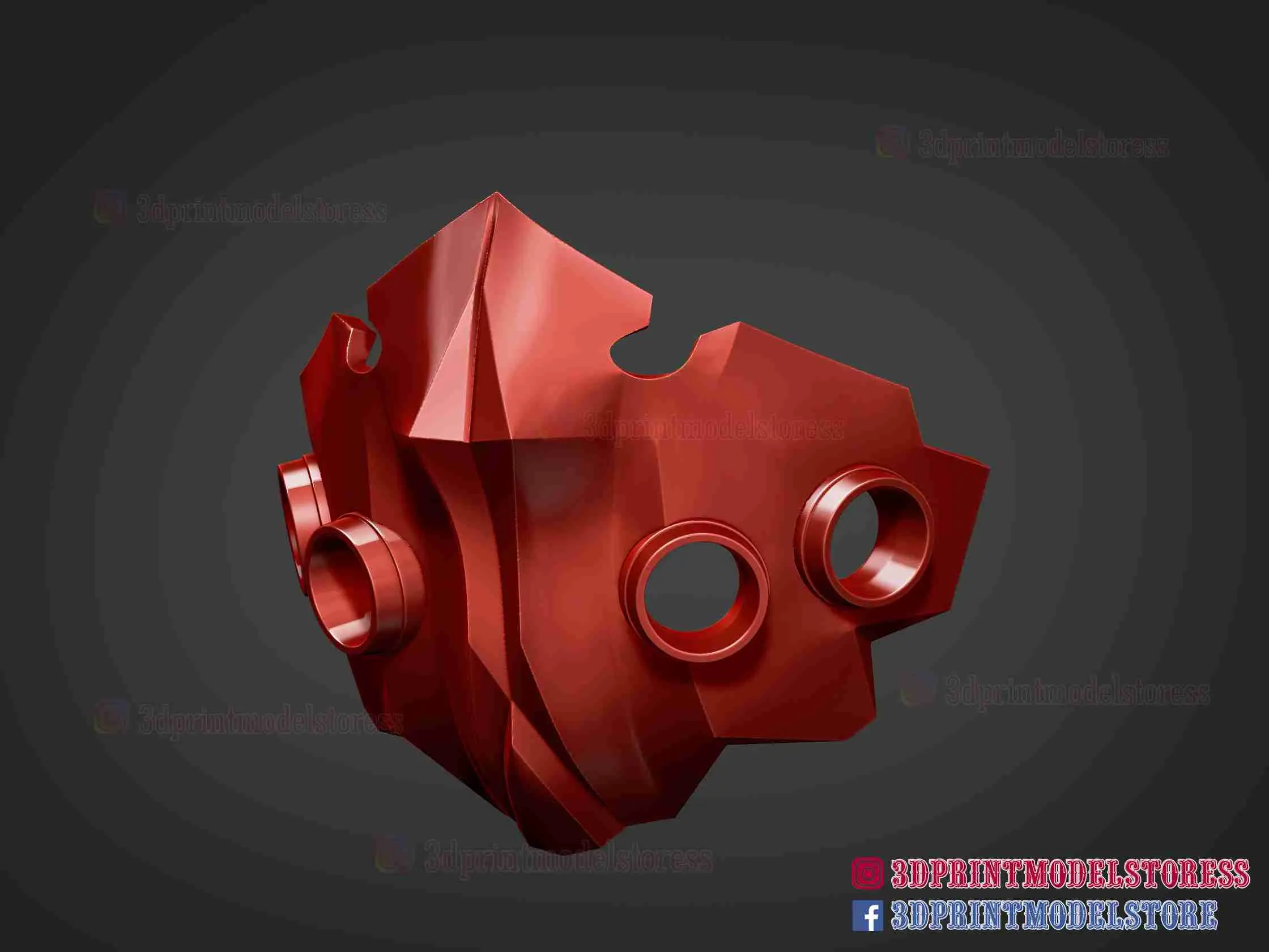 Tokyo Ghoul Tatara Maschera rossa - Anime Cosplay Halloween