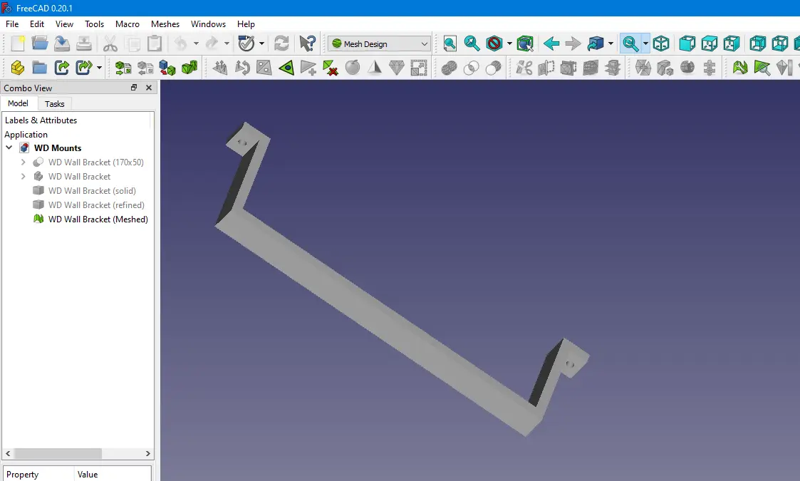 Western Digital MyBook Wall Mount Bracket