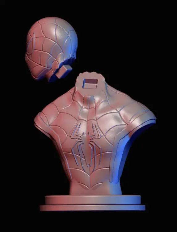 spider man bust